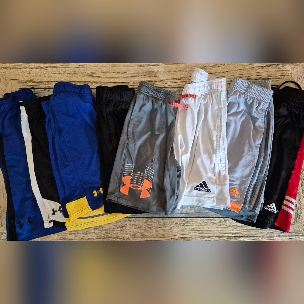 Under Armour & Adidas Athletic Shorts.